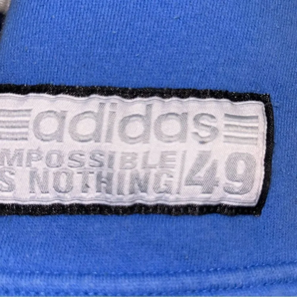 Boys Adidas blue hoodie size 4